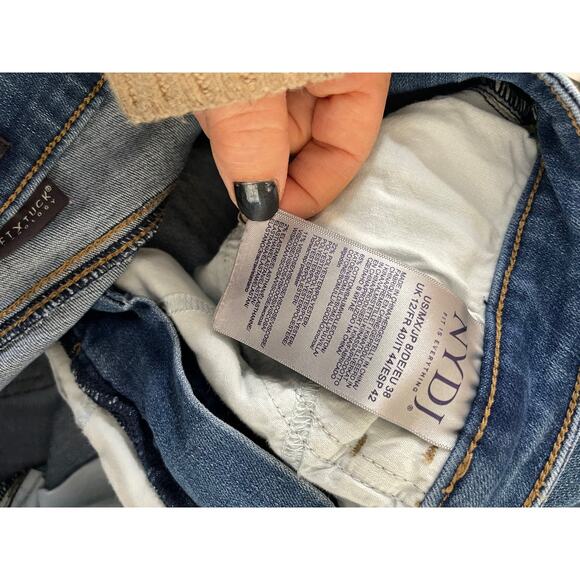 NYDJ Jeans Women's 8 Sheri Slim Medium Wash - Picture 5 of 7